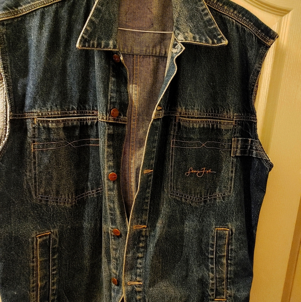 Big & Tall Sean John Men Jean Vest